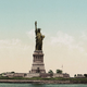La Estatua de la Libertad en 1900. Wikimedia Commons